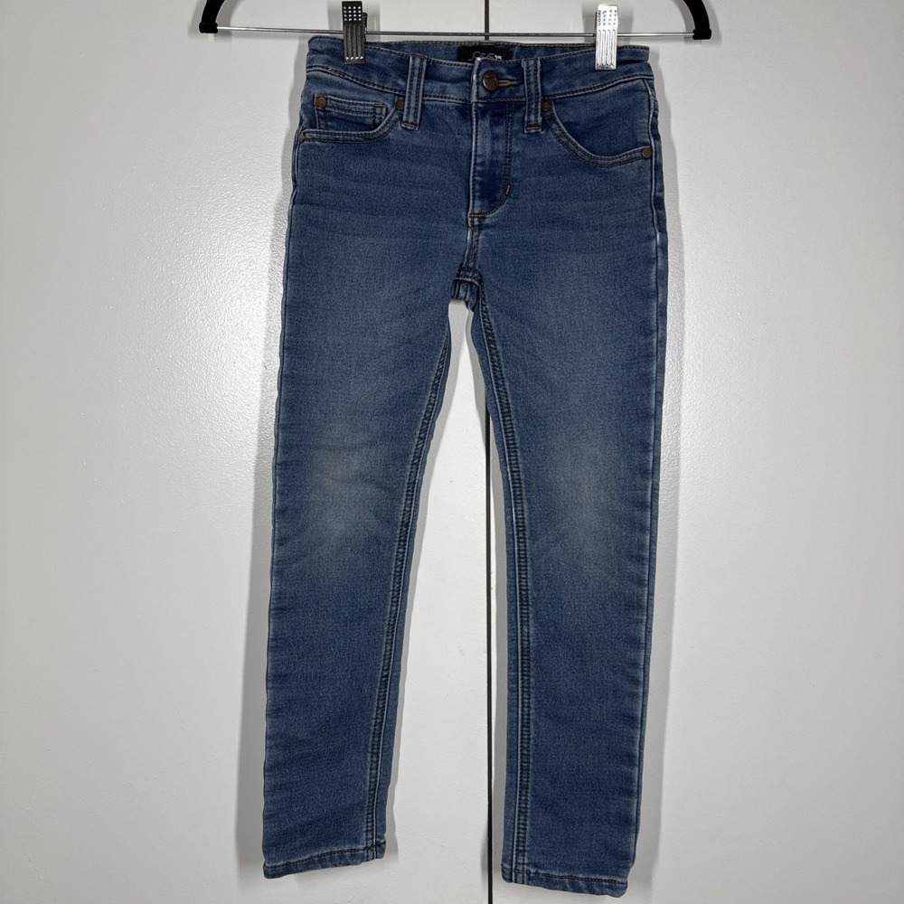 Joe's Jeans The Brixton Straight & Narrow Boy's Sz 7 Blue Light Wash Adjustable - Picture 6 of 15